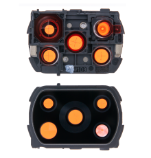 Скло камери Xiaomi Poco X3 NFC з рамкою black PLS-00-00080508