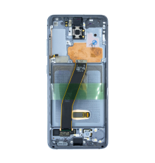 Дисплей Samsung G980 Galaxy S20 з сенсором та рамкою gray (Original) PLS-00-00029005