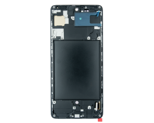 Дисплей Samsung A715 Galaxy A71 (2020) з сенсором та рамкою black (OLED) (Big size) PLS-00-00096032