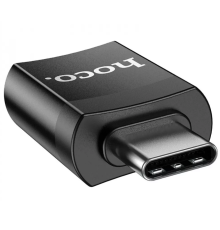 Перехідник Hoco UA17 USB to Type-C black PLS-00-00100914