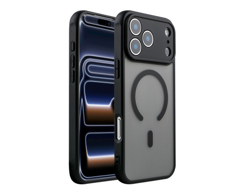 Чохол TPU+PC Anti Drop Full Camera with MagSafe-C для iPhone 17 Pro Black ma39006_3869554 2020000496885