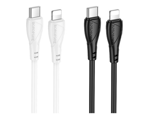 Кабель USB Borofone BX121 Type-C to Lightning PD27W Білий ma38232_3667923