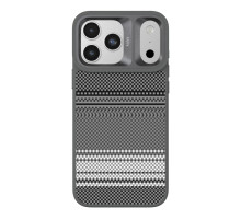 Чохол Kajsa Resort Collection Gradient Stripe with MagSafe для iPhone 17 Pro Max Grey B-Ring ma95866_249663 2020000507406