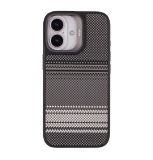 Чохол Kajsa Resort Collection Gradient Stripe with MagSafe для iPhone 17 Black ma96251_249679 2020000507581