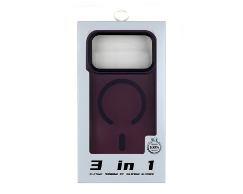 Чохол TPU+PC ShadowMat with MagSafe для iPhone 17 Pro Max Dark Purple ma38951_3869044 2020000497929
