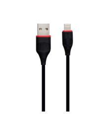 Кабель USB Borofone BX17 Lightning М'ята упаковка Чорний ma102936_269257