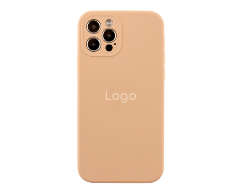 Чохол Silicone Case Full Size with Frame для iPhone 12 Pro Max 92.Desert Gold ma24508_1601044