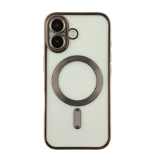 Чохол TPU Metallic Chrome Full Camera with Magsafe для iPhone 17 Chrome Black ma38675_3867885