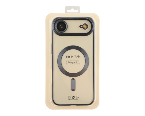 Чохол TPU Metallic Chrome Full Camera with Magsafe для iPhone 17 Air Chrome Dark Blue ma38676_3867895