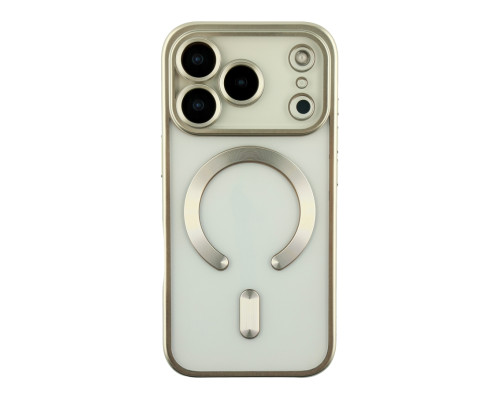 Чохол TPU Metallic Chrome Full Camera with Magsafe для iPhone 17 Pro Max Chrome Silver ma38678_3867915