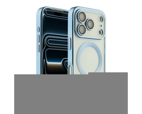 Чохол TPU Metallic Chrome Full Camera with Magsafe для iPhone 17 Pro Max Chrome Silver ma38678_3867915