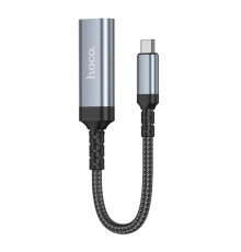 Перехідник Hoco UA43A Type-C to HDTV female 4K 30Hz 20cm Сiрий ma38773_3868177