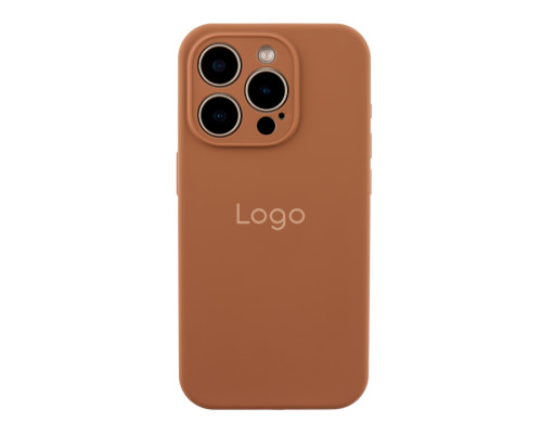 Чохол Silicone Case Full Size with Frame для iPhone 15 Pro 93.New Brown ma32786_3867713 2020000488880