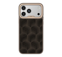 Чохол Kajsa Splendid Collection 3D Cube Pattern with MagSafe для iPhone 17 Pro Max Desert Gold O-Ring ma240162_634082 4894505241596