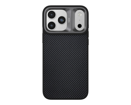 Чохол Kajsa Glamorous Collection Straw Mat Pattern with MagSafe для iPhone 17 Pro Max Black B-Ring ma240425_634680 4894505237803