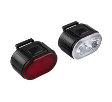 Велоліхтар 078 2LED IPX4 Waterproof 6 Modes Чорний ma36325_2359
