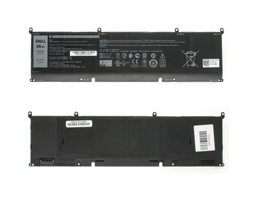 Оригінальна батарея для ноутбука DELL 69KF2 (XPS 9500, Alienware M15 R3, Alienware M17 R3) 11.4V 7167mAh 86Wh Black