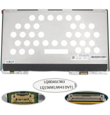 Матриця 15.6" LQ156M1JW43 (1920*1080, 30pin(eDP, IPS), LED, SLIM(без планок та вушок з вирізом), матова, роз'єм справа внизу) для ноутбука