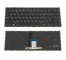 Клавіатура для ноутбука HP (14-CM, 14-CK) rus, black, без фрейма, підсвічування клавіш NBB-109735