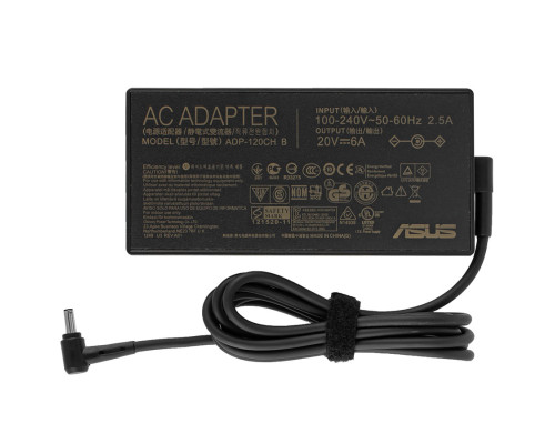 Оригінальний блок питания для ноутбука ASUS 20V, 6A, 120W, 4.5*3.0мм-PIN, black, SLIM RECTANGULAR NBB-120646