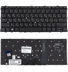 Клавіатура для ноутбука HP (EliteBook X360: 1030 G3, 1030 G4) rus, black, підсвічування клавіш, без фрейму, без фрейма