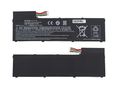 Батарея для ноутбука ACER AP12A3i (Aspire: M3-481, M3-581, M5-481, M5-581 ) 11.1V 4500mAh Black NBB-123397