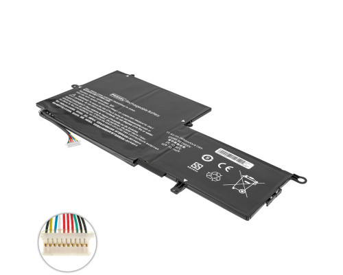 Батарея для ноутбука HP PK03XL (Spectre: X360 13-4100, 13-W000) 11.4V 3600mAh Black NBB-128279