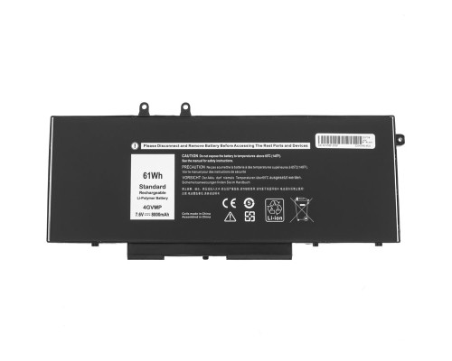 Батарея для ноутбука DELL 4GVMP (Latitude 5400, Precision 5400) 7.6V 8000mAh 61Wh Black NBB-128672