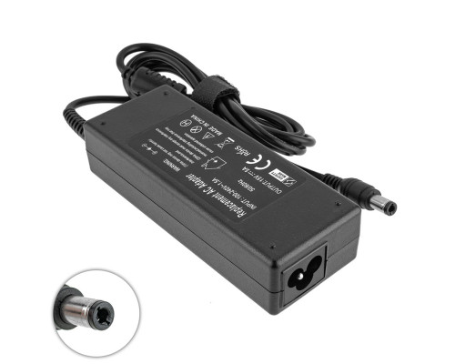 Блок живлення для ноутбука TOSHIBA 15V, 6A, 90W, 6.3*3.0мм, 3hole, (Replacement AC Adapter) black (без кабелю!) NBB-132419