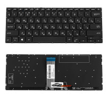 Клавіатура для ноутбука ASUS (X412 series) rus, black, без фрейму, підсвічування клавіш NBB-133877