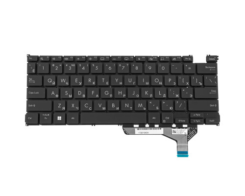 Клавіатура для ноутбука ASUS (UX3402 series) rus, black, без фрейму, підсвічування клавіш NBB-133997
