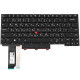 Клавіатура для ноутбука LENOVO (ThinkPad: E14 Gen 3) rus, black, без фрейму, підсвічування клавіш NBB-137287