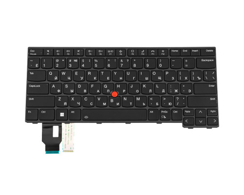 Клавіатура для ноутбука Lenovo (ThinkPad: T14, L14 Gen 3) rus, black, підсвічування клавіш (ОРИГІНАЛ) NBB-137308
