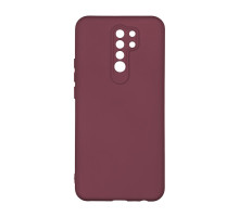 Чохол Silicone Cover Full Camera (A) для Xiaomi Redmi 9 Колір 42.Maroon 2020000351740