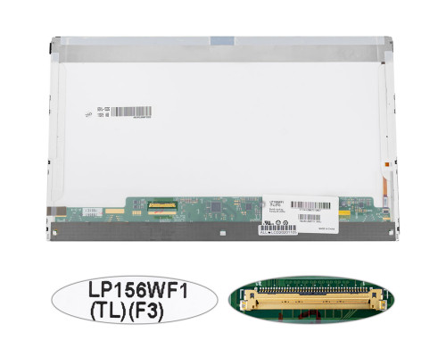 Матриця 15.6 LP156WF1-TLF3 (1920*1080, 40pin, LED, NORMAL, матова, роз'єм ліворуч знизу) для ноутбука (renew) NBB-41293