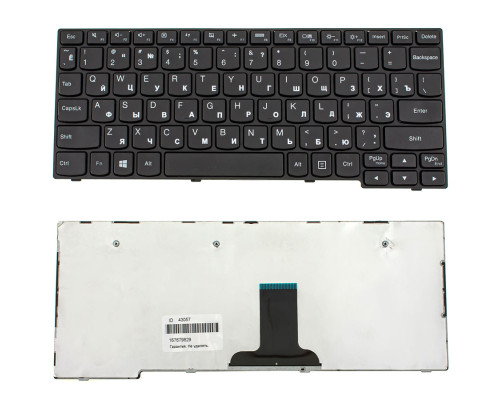 Клавіатура для ноутбука LENOVO (IdeaPad: E10-30 series) rus, black NBB-43057