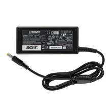 Блок живлення для ноутбука ACER 19V, 3.42A, 65W, 5.5*1.7мм, прямий роз'єм, black (без кабеля!) NBB-61500