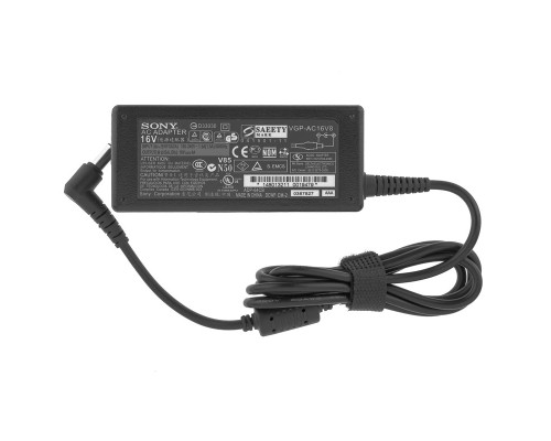 Блок живлення для ноутбука SONY 16V, 4A, 65W, 6.5*4.4-PIN, прямий роз'єм, black (без кабеля) NBB-66422