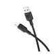 Кабель USB Borofone BX113 Silicone Lightning 2.4A 2m Колір Чорний 6941991115486 ma35583_3346746