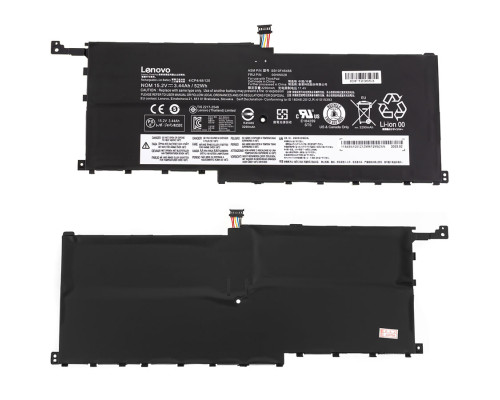 Оригінальна батарея для ноутбука LENOVO 00HW028 (ThinkPad X1C Carbon 6th Generation) 15.2V 3425mAh 52Wh Black (00HW029) NBB-75268