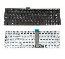 Клавіатура для ноутбука ASUS (X502, X551, X553, X555, S500, TP550) rus, black, без фрейму, без кріплень (оригінал) NBB-81423
