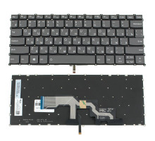 Клавіатура для ноутбука LENOVO (IdeaPad: S540-13 series) rus, onyx black, без фрейма, підсвічування клавіш NBB-83477