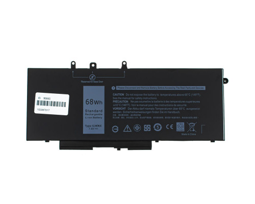 Батарея для ноутбука DELL GJKNX (Latitude: 5480, 5580) 7.6V 8500mAh 68Wh Black NBB-90005