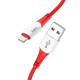 Кабель USB Hoco X70 Ferry Lightning 2.4A Колір Червоний 6931474760432