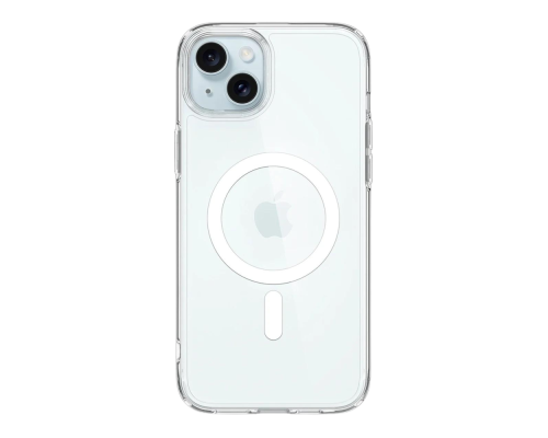 Чохол TPU+PC Spigen Ultra Hybrid with Magsafe для iPhone 15 Колір Transparent 2020000405436