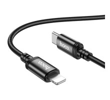 Кабель USB Hoco X89 Wind PD20W Type C to Lightning Колір Чорний 6931474784308