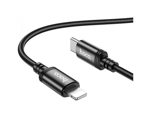 Кабель USB Hoco X89 Wind PD20W Type C to Lightning Колір Чорний