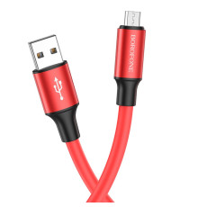 Кабель USB Borofone BX82 Micro Колір Червоний 6974443386219