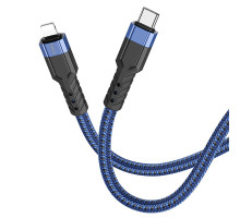 Кабель USB Hoco U110 PD Type-C to Lightning 1.2m Колір Синій 6931474770554