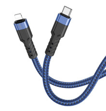 Кабель USB Hoco U110 PD Type-C to Lightning 1.2m Колір Синій 6931474770554